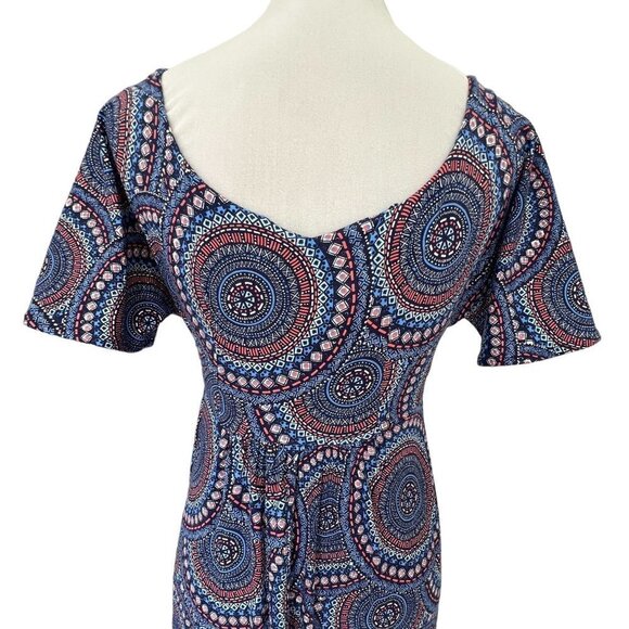 Tiffany Rose Maternity Maxi Dress Size US 2/4 Kimono Bohemian Aztec Maxi Slip On - Picture 6 of 9